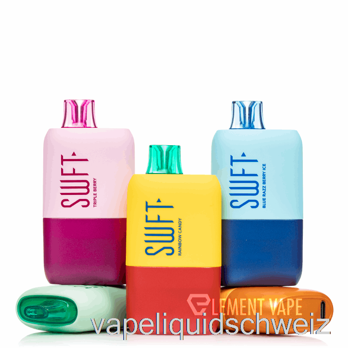 SWFT Icon 7500 Smart Display Einweg-Erdbeer-Roll-Up-Vape Ohne Nikotin